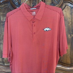 Cutter and Buck Arkansas Razorbacks Polo